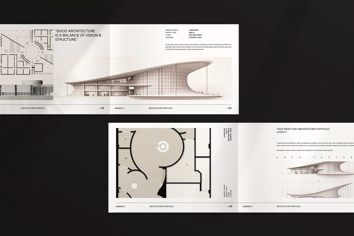 Architecture Portfolio Template, a Brochure Template by ArtisanaAura (Photo 12 of 22)