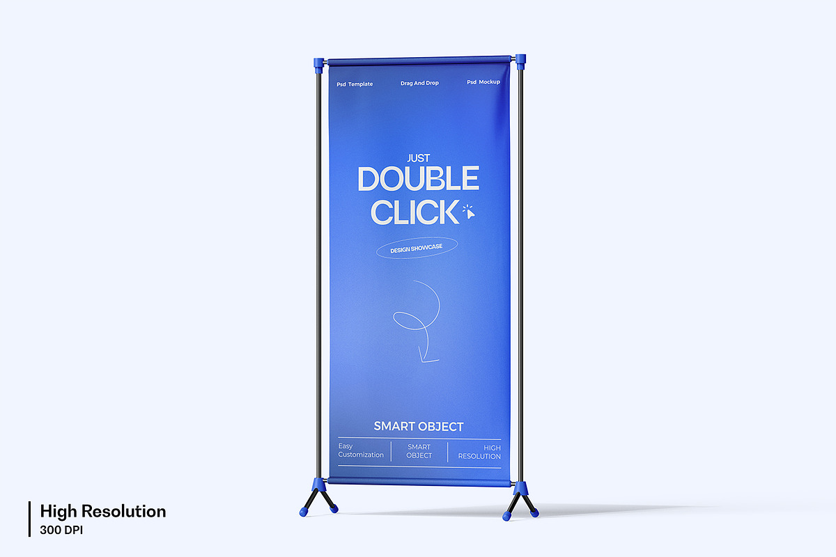 Advertising Stand Banner Mockup, an Advertising Mockup by Ram Studio LLC (Photo 5 of 8)