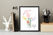 Mother's Day Flower Handprints Arts, a Templates & Theme by Adalin Shop (Thumbnail 8 of 11)