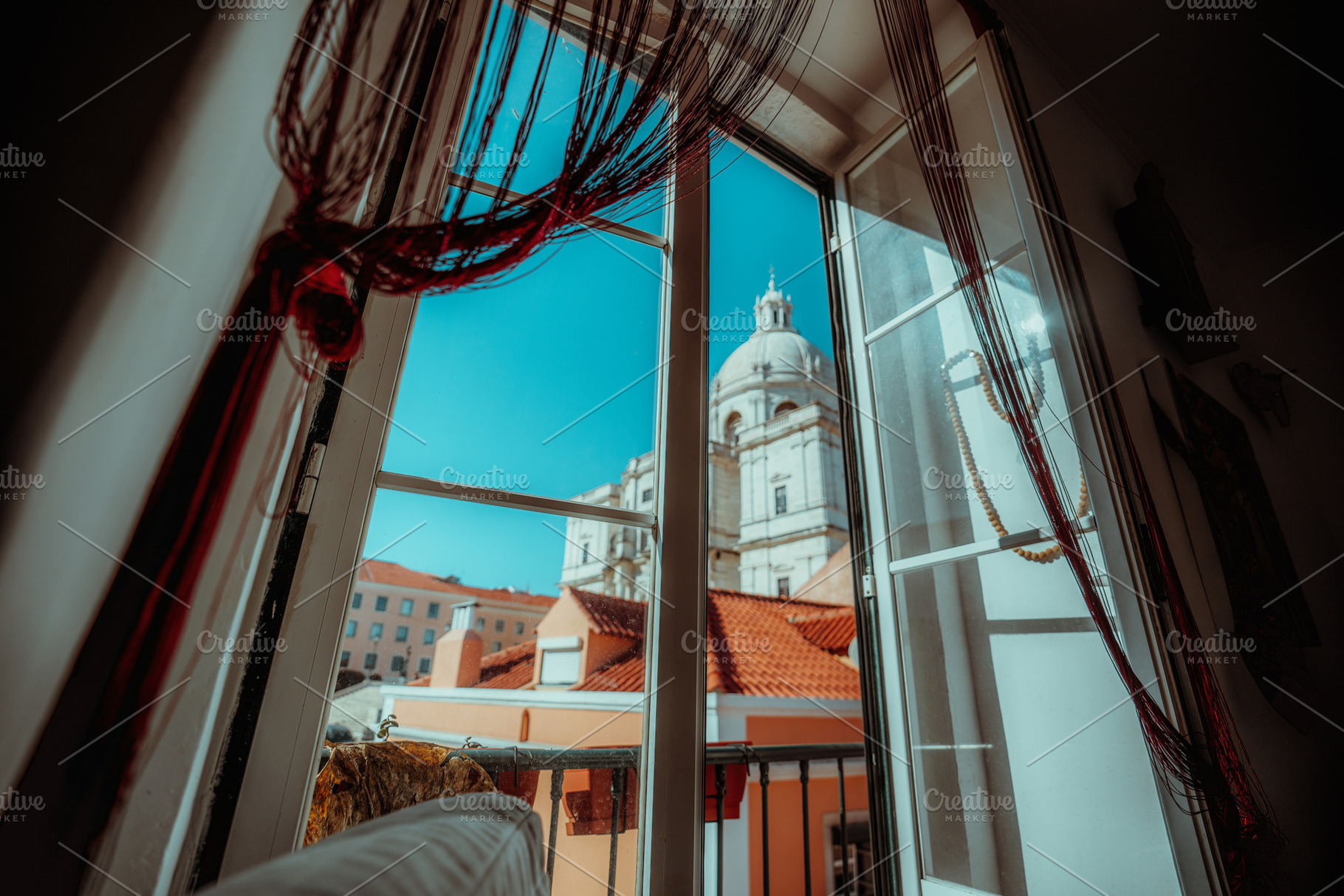 Window view of the National Pantheon, an Architecture Photo by SkyNext