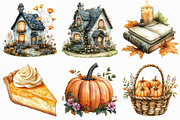 Serene Halloween Day Clipart, an Illustration by Craft Nest (Thumbnail 5 of 6)