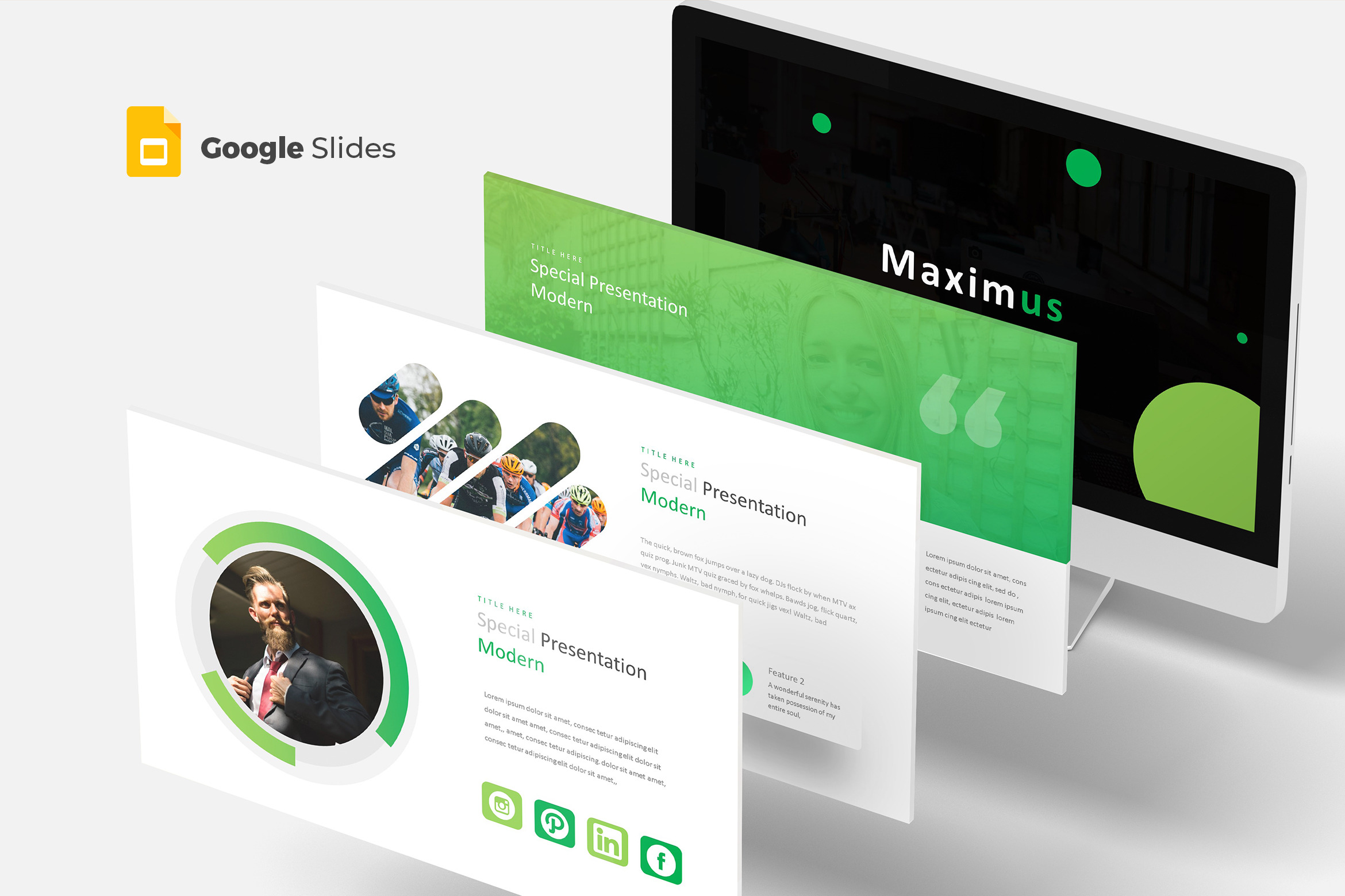 Maximus - Google Slides Template, a Presentation Template by AQR Studio