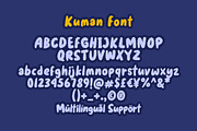 Kuman, a Font by Weape Studio (Thumbnail 7 of 7)