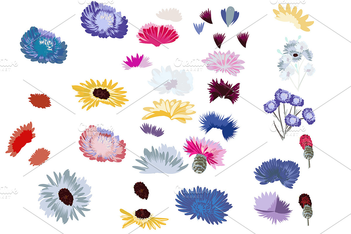 Summer is bright vector set patterns, a Pattern Graphic by FleurArt (Photo 4 of 11)