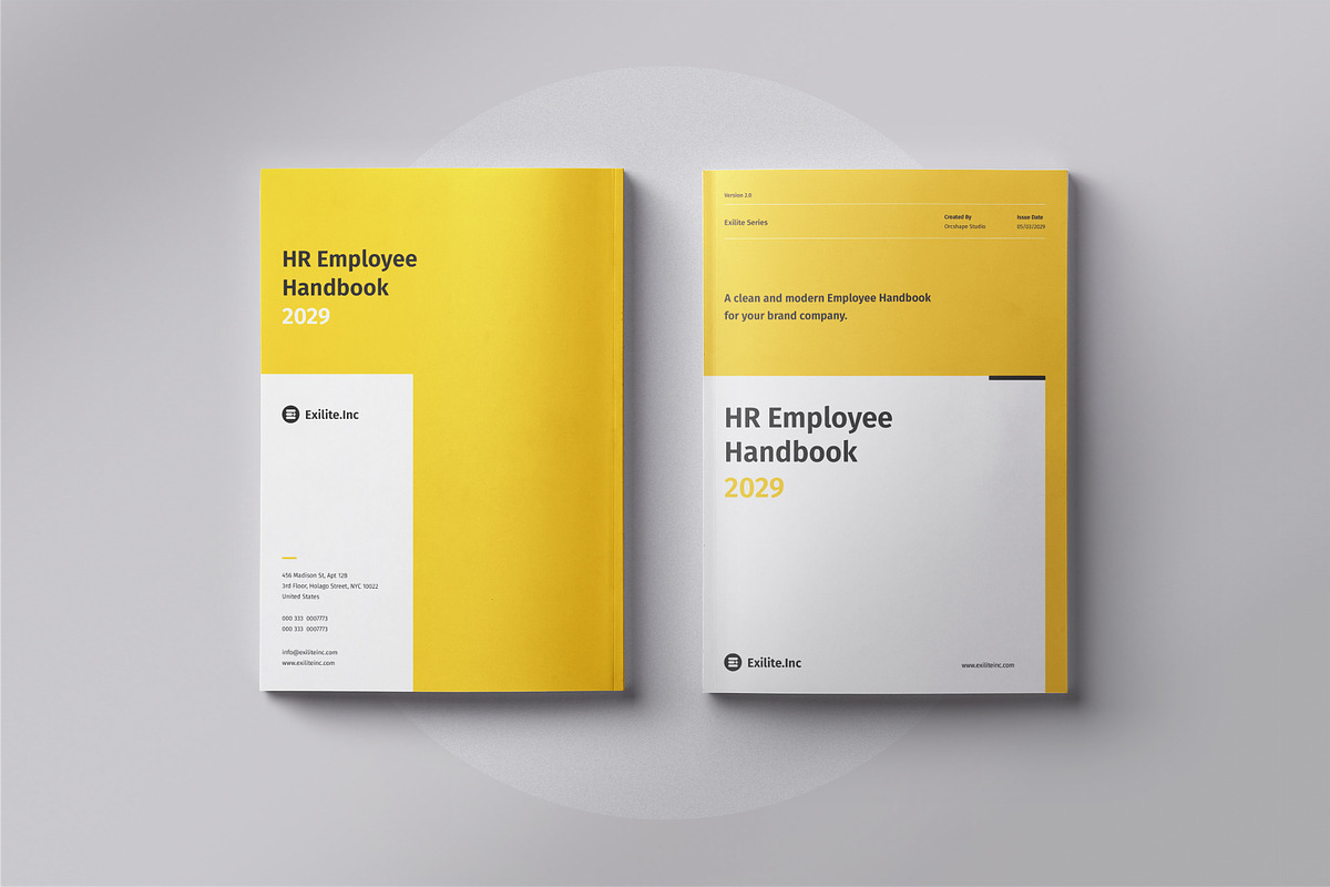 HR / Employee Handbook, a Brochure Template by Orcshape Studio (Photo 10 of 12)