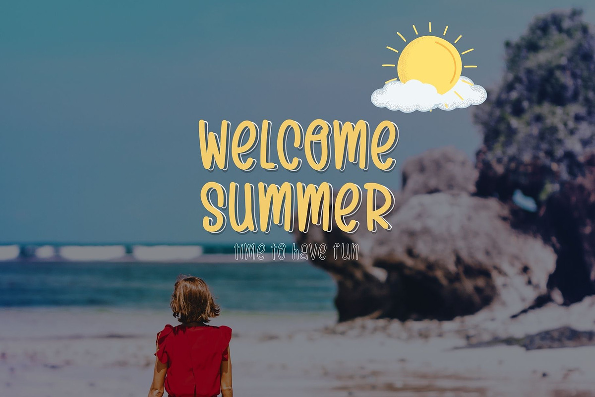 Fox Honey & Fox Honey Outline Fonts, a Handwritten Font by Fox7 By Rattana (Photo 6 of 12)