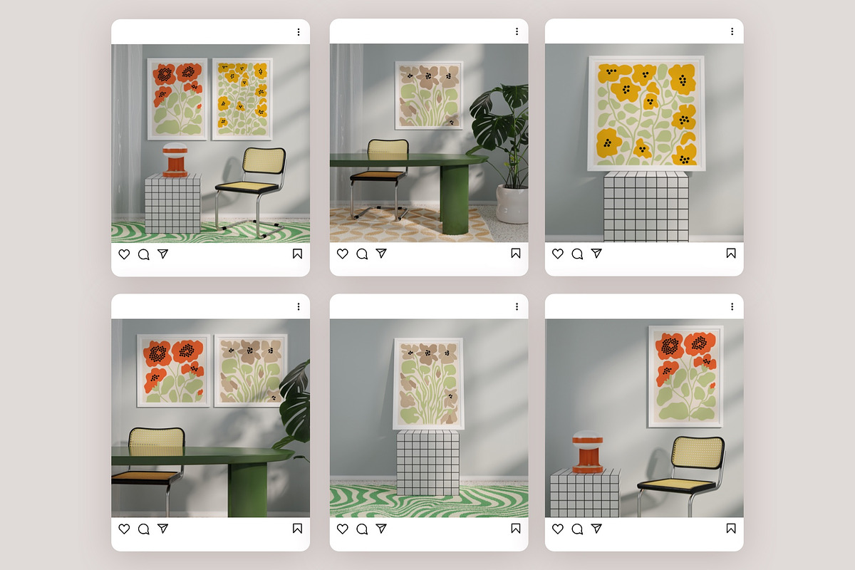 Frame Mockup Bundle SIENA, a Print Template by Bonumo (Photo 7 of 15)