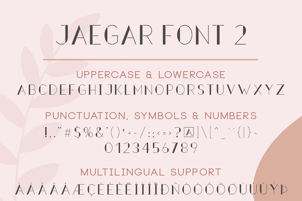 Jaegar Font Combo, a Sans Serif Font by GlitzyGrapix (Photo 10 of 10)