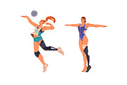 Paralympic athletes do sports set, a Sport Illustration by PaperTrident (Thumbnail 3 of 7)