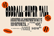 Oddball Super Tall - Retro Font, a Font by Studio Funshop by Kelli (Thumbnail 6 of 7)