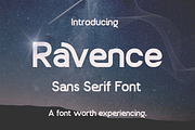 Ravence – Modern Sans Serif Font, a Sans Serif Font by NDNL Studio (Thumbnail 1 of 6)
