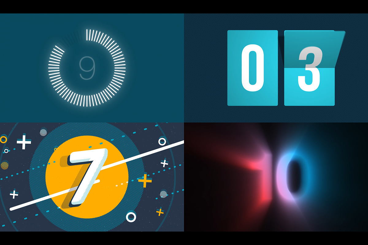 10 Second Countdown Animation Pack, a Background Graphic by Enchanted Studios (Photo 3 of 4)
