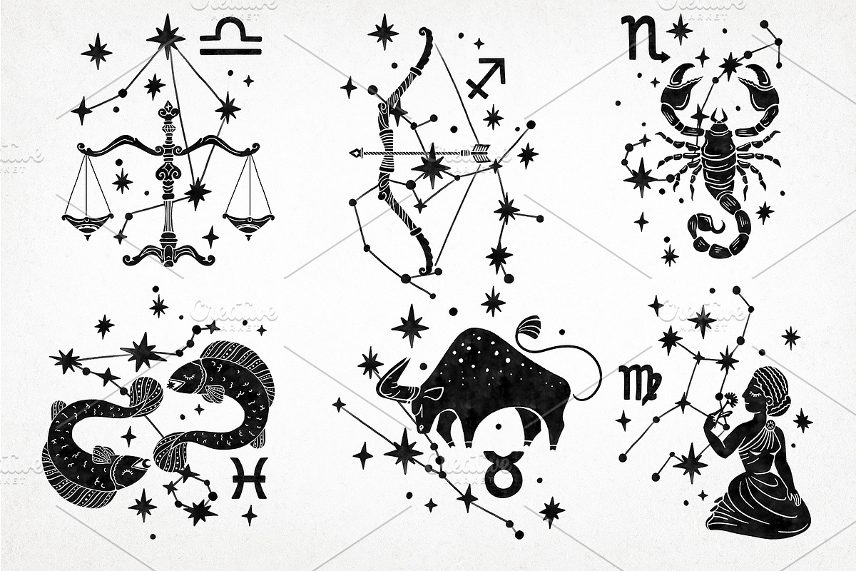 Zodiac constellation, an Object Illustration by Garden in frame (Photo 7 of 10)