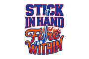 Stick in Hand Hockey T-Shirt, an Object Graphic by abu67222 (Thumbnail 3 of 3)