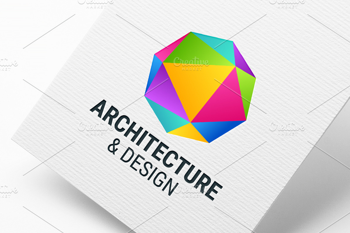 Colorful Crystal Logo Template, a Branding & Logo Template by pne-design (Photo 1 of 2)