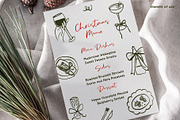 Coquette Christmas hand drawn set, a Seasonal Illustration by Madiwaso (Thumbnail 12 of 14)