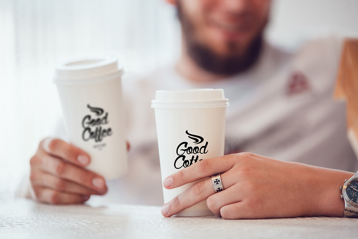 Coffee Branding Mock-up Vol 2, a Cups & Container Mockup by Freeman Studio (Photo 6 of 19)