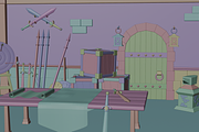 Medieval Armory Room 3D Scene, a Scene 3D Model by Dudukbersama (Thumbnail 3 of 3)