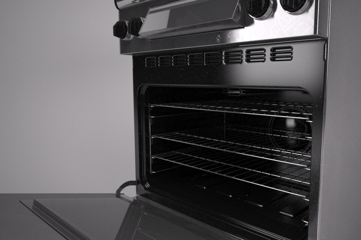 30 inch gas range cooker, a Furniture 3D Model by kjpargeterimages (Photo 4 of 15)