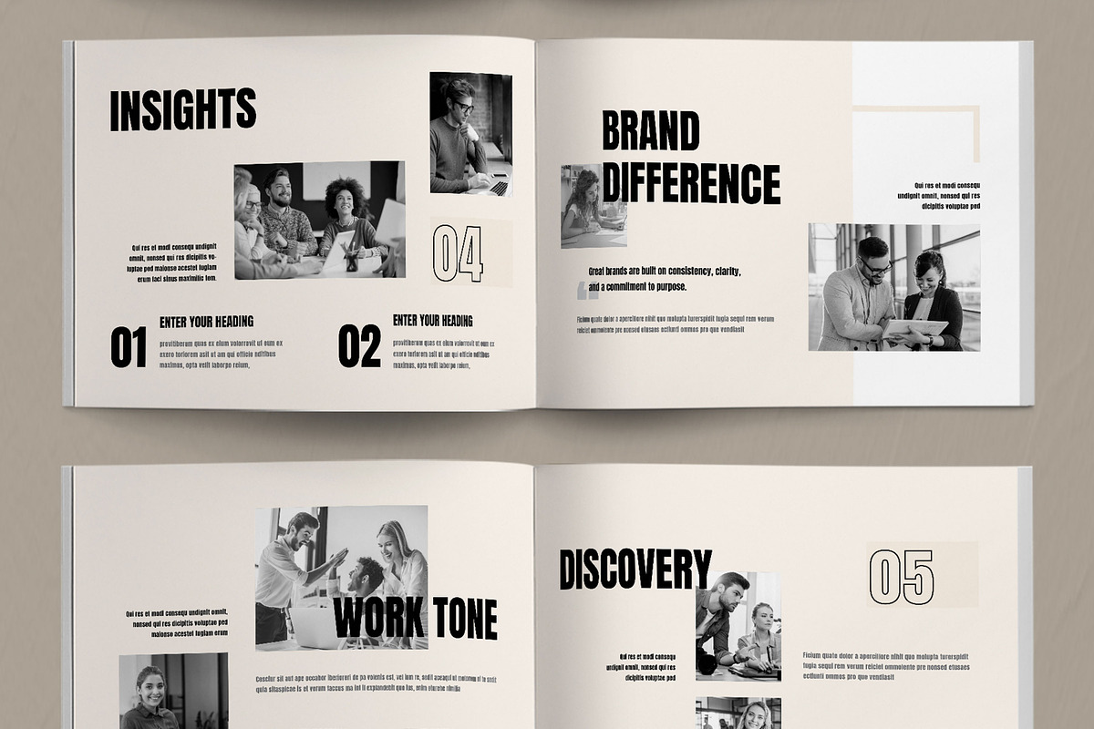 Modern Social Strategy Brochure, a Brochure Template by ContestDesign (Photo 4 of 5)