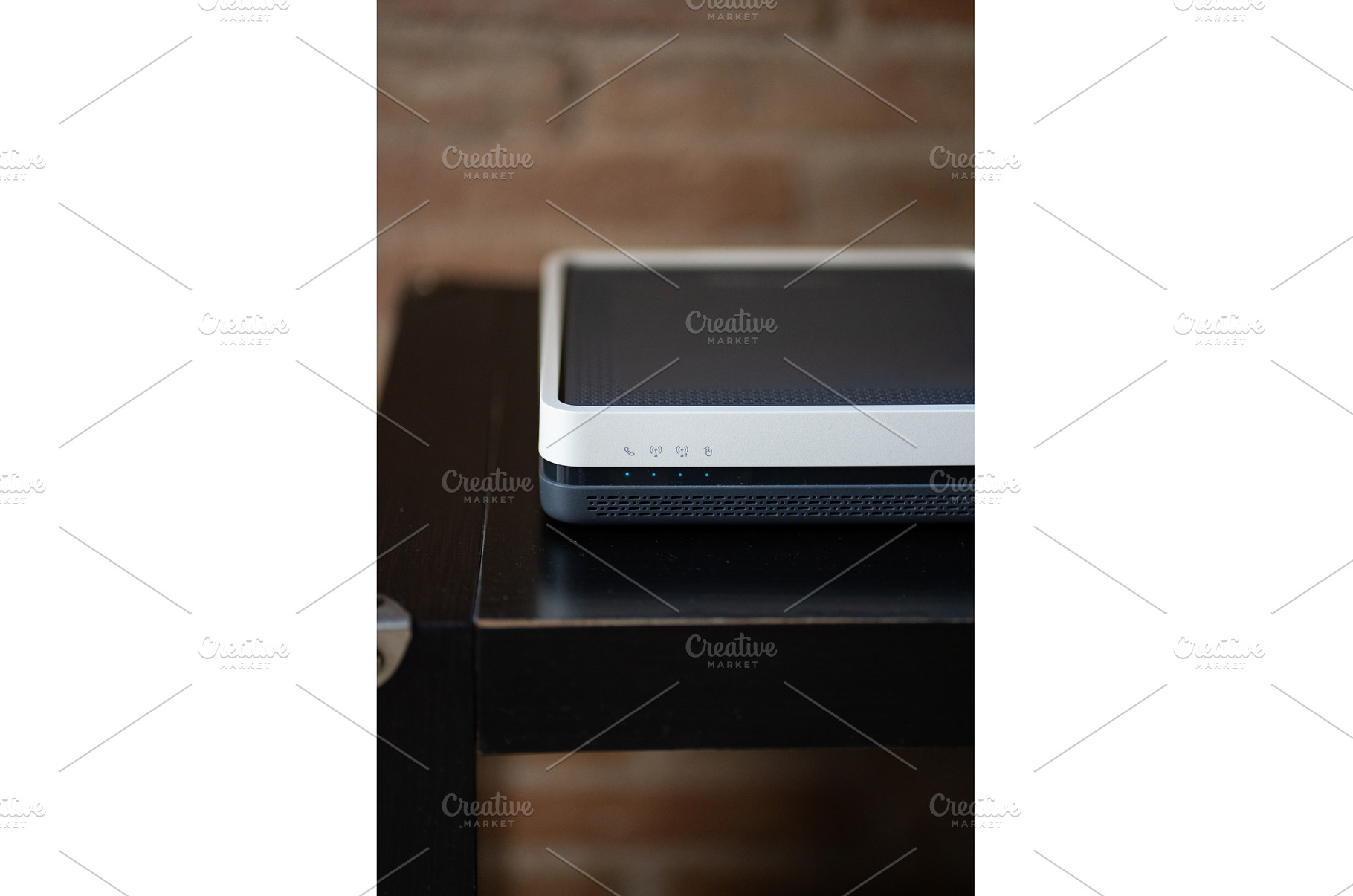 Wireless router modem with active, a Technology Photo by volodymyrshtun13795