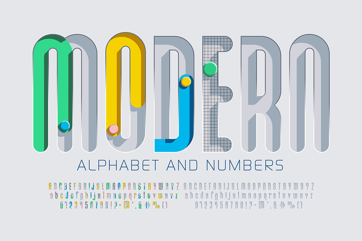 Futuristic Modern Bold Font, a Graphic by Pro_Vector (Photo 2 of 3)