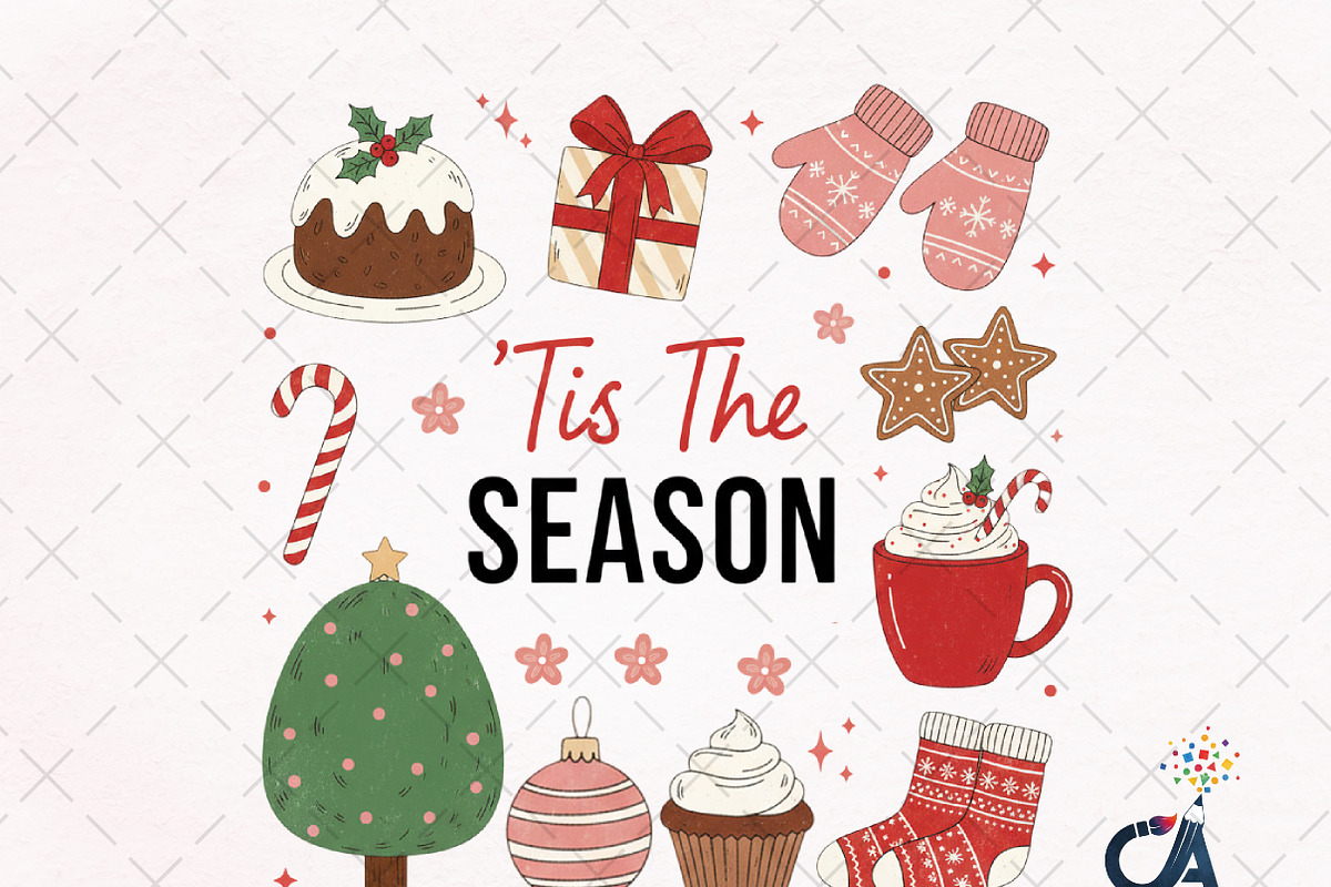 Tis The Season, Christmas Season Png, an Illustration by Creative Art (Photo 1 of 6)
