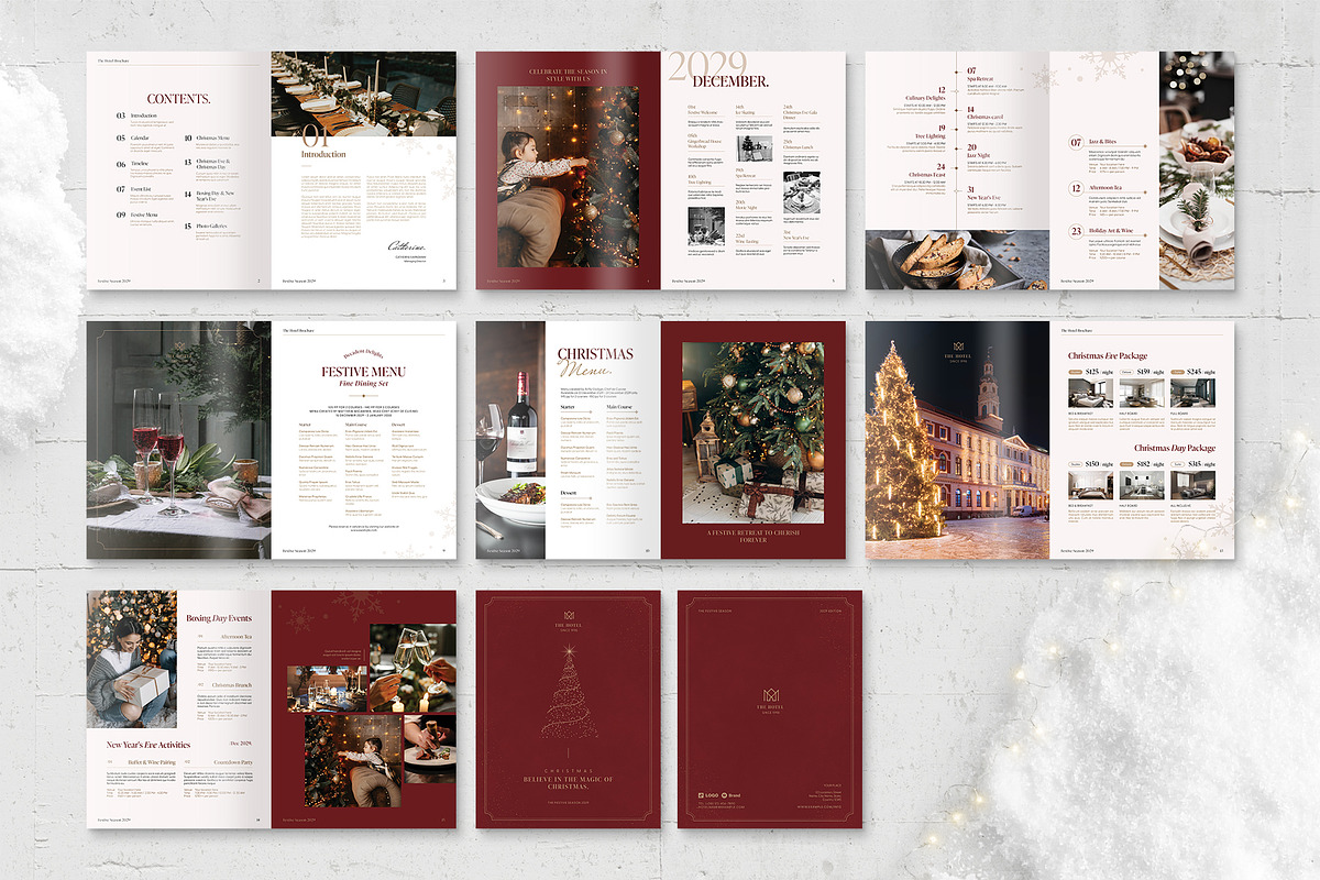 Christmas Brochure Template, a Brochure Template by BrandPacks (Photo 3 of 4)