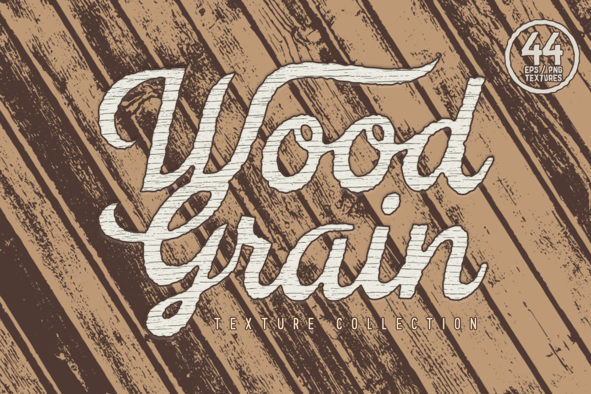 Wood Grain Textures, a Texture Graphic by Ultrashock (Photo 1 of 14)