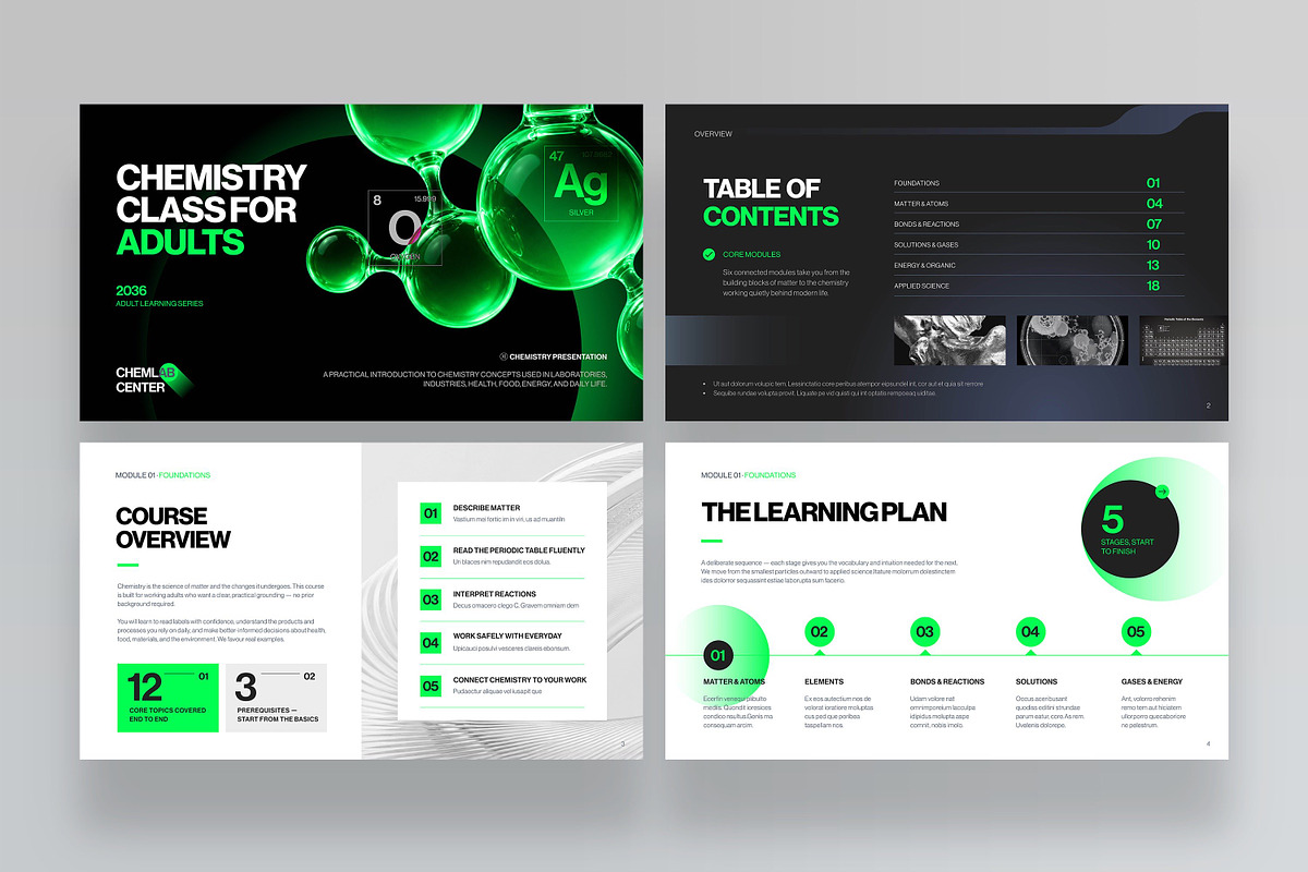 Chemistry Class Presentation, a Presentation Template by BrandPacks (Photo 2 of 7)