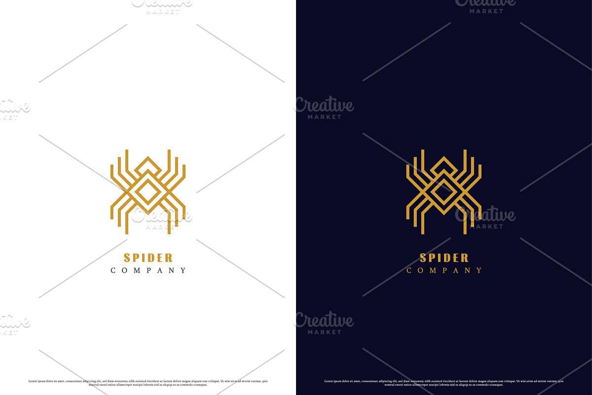 Spider Insect Logo Design Icon, a Branding & Logo Template by Morvana Crew