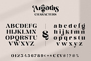 Argotas | Serif Display Font, a Serif Font by Ekahermawan (Thumbnail 9 of 15)