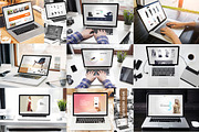 Multi Device Mockup Scene Creator, a Books & Magazine Mockup by VaaniDesigns (Thumbnail 2 of 22)