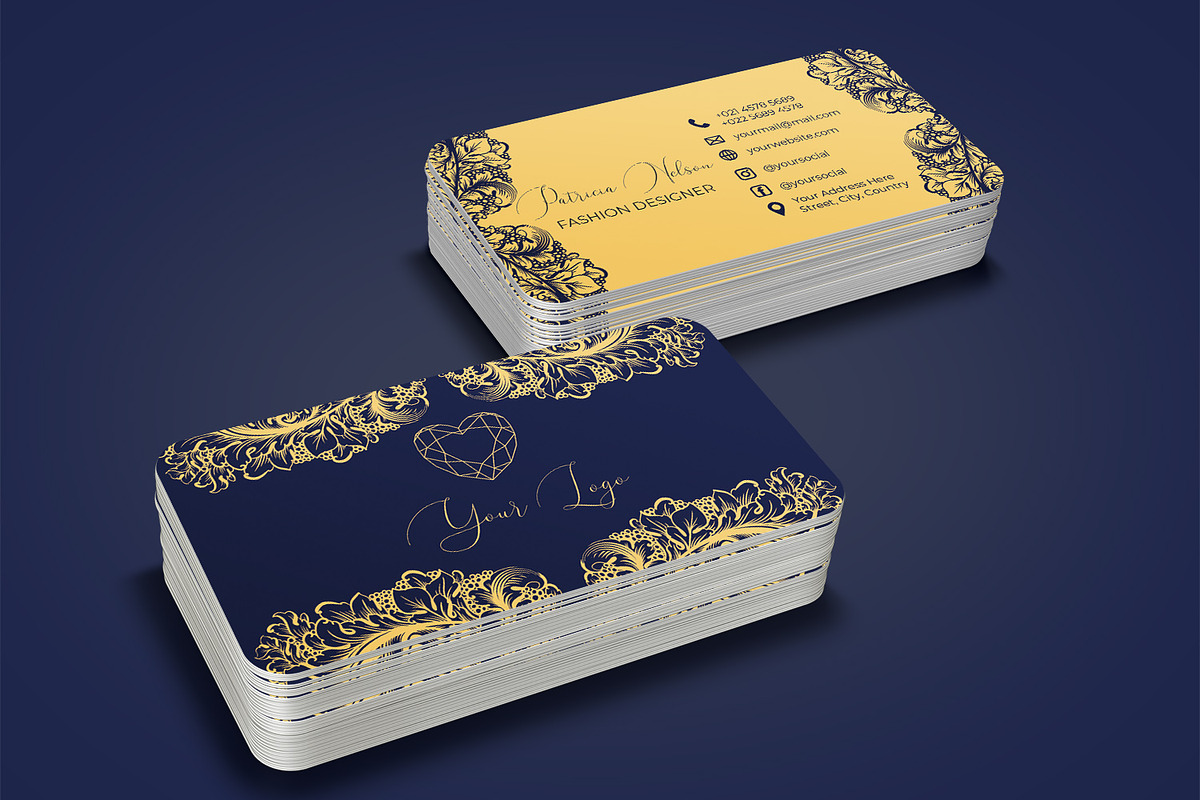 Elegant Business Card Design, a Business Card Template by Kseniya-Omega (Photo 1 of 4)