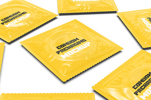 Condoms Packaging Mockup