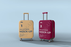 Travel Suitcase Mockups