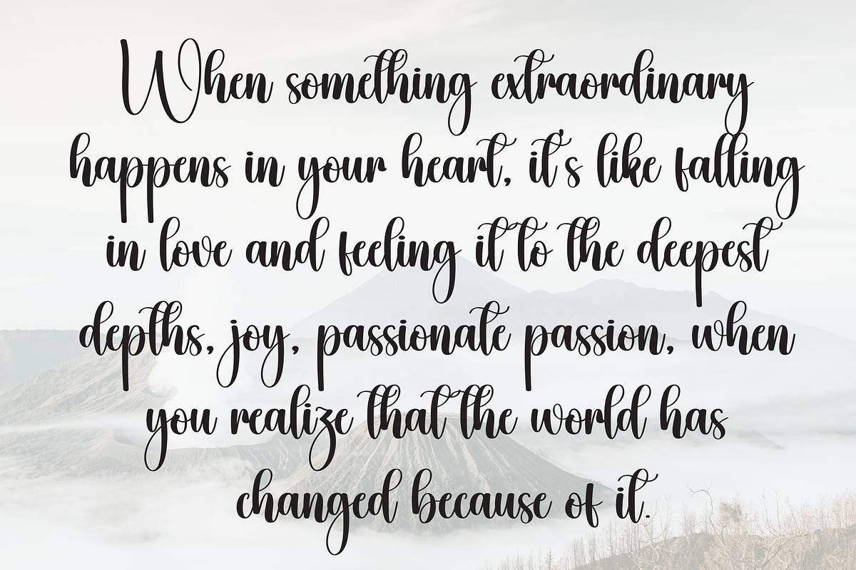 Maybie | Script Font, a Handwritten Font by Scratchones (Photo 6 of 9)