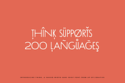 Think Sans Serif Font Family, a Sans Serif Font by Up Up Creative (Thumbnail 5 of 13)