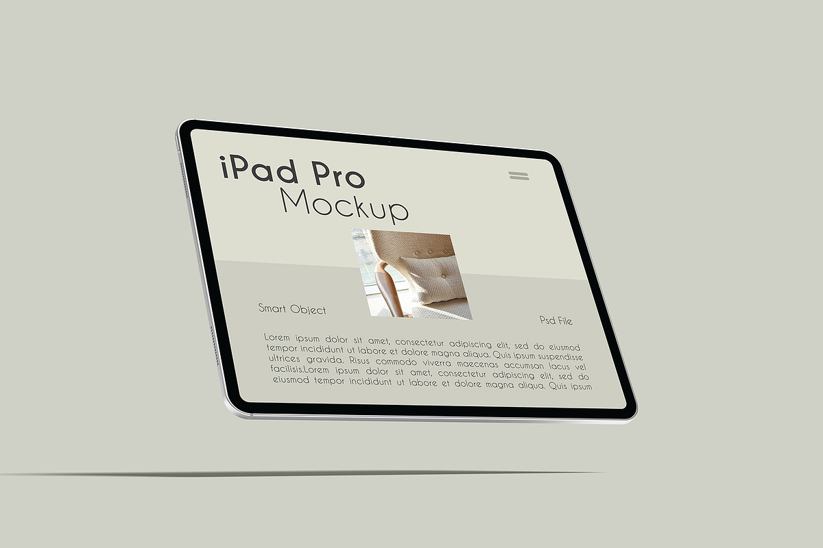 iPad Pro Mockup, an iPad Mockup by Graphicbars (Photo 21 of 25)