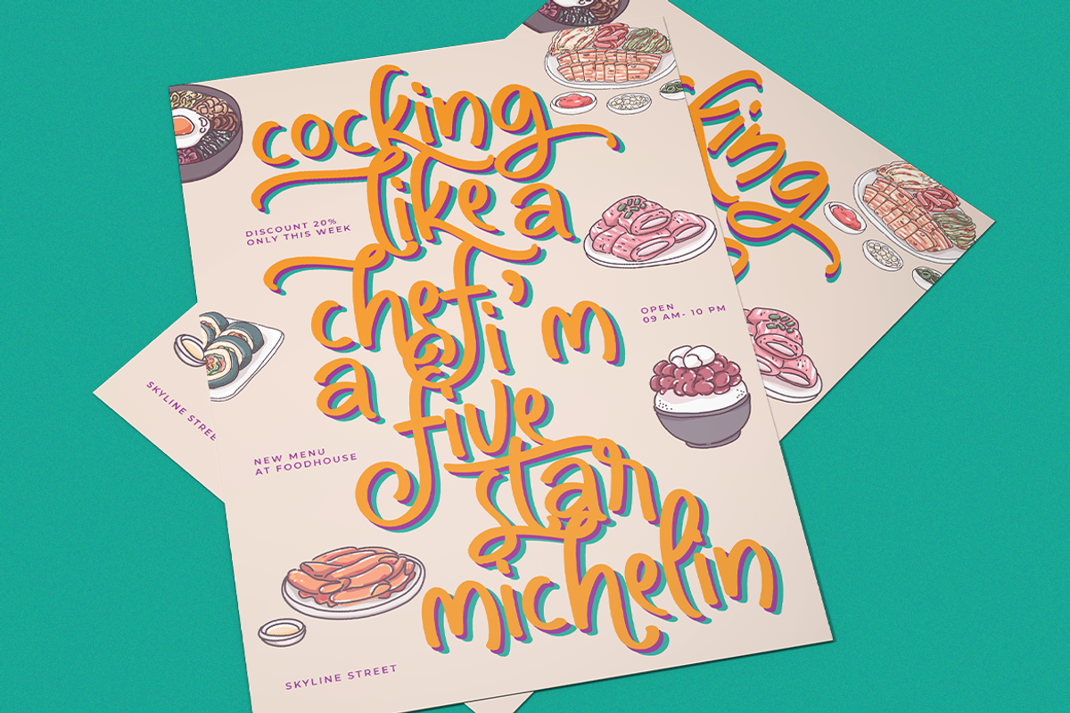 Kolgatha | A Handwritten Font, a Script Font by Colllab Studio (Photo 5 of 18)