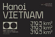 Wo Moderna Grotesque BOLD / Typeface, a Sans Serif Font by Frank Wo (Thumbnail 5 of 6)