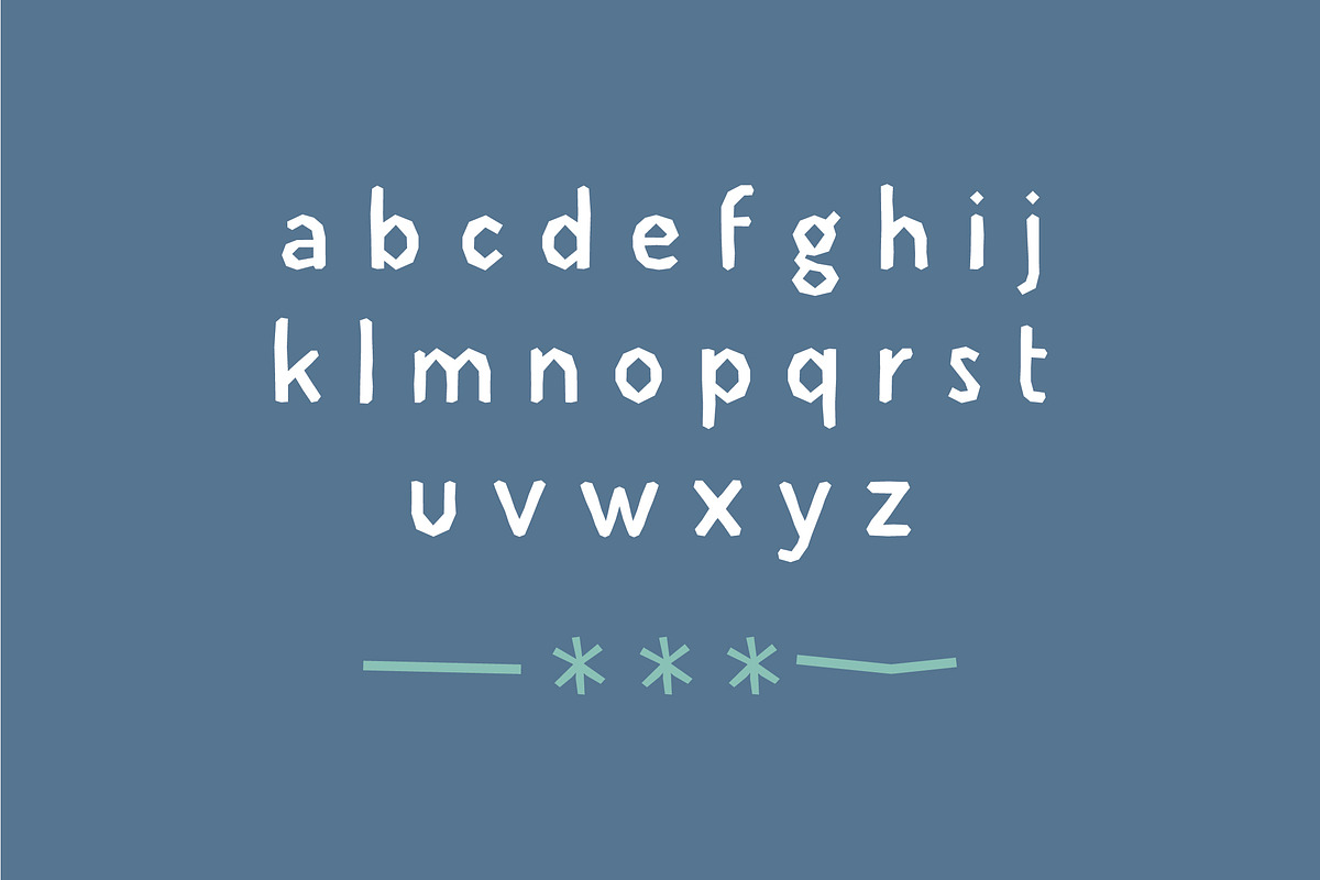 Vintii extended font preview 3