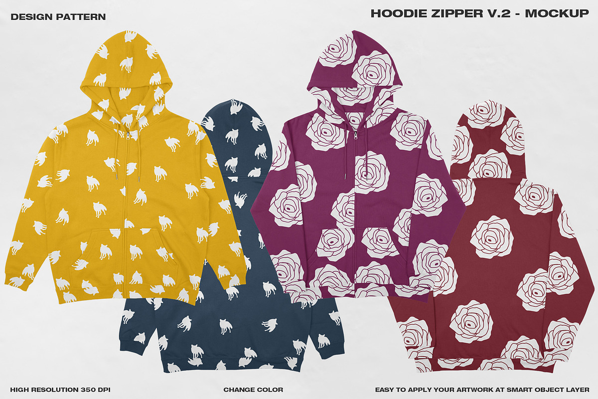 Hoodie Zipper V.2 - Mockup, a Hoody Mockup by DaldSgh (Photo 9 of 15)