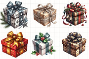 Christmas Present Clipart, an Illustration by CrexoraLab (Thumbnail 3 of 5)