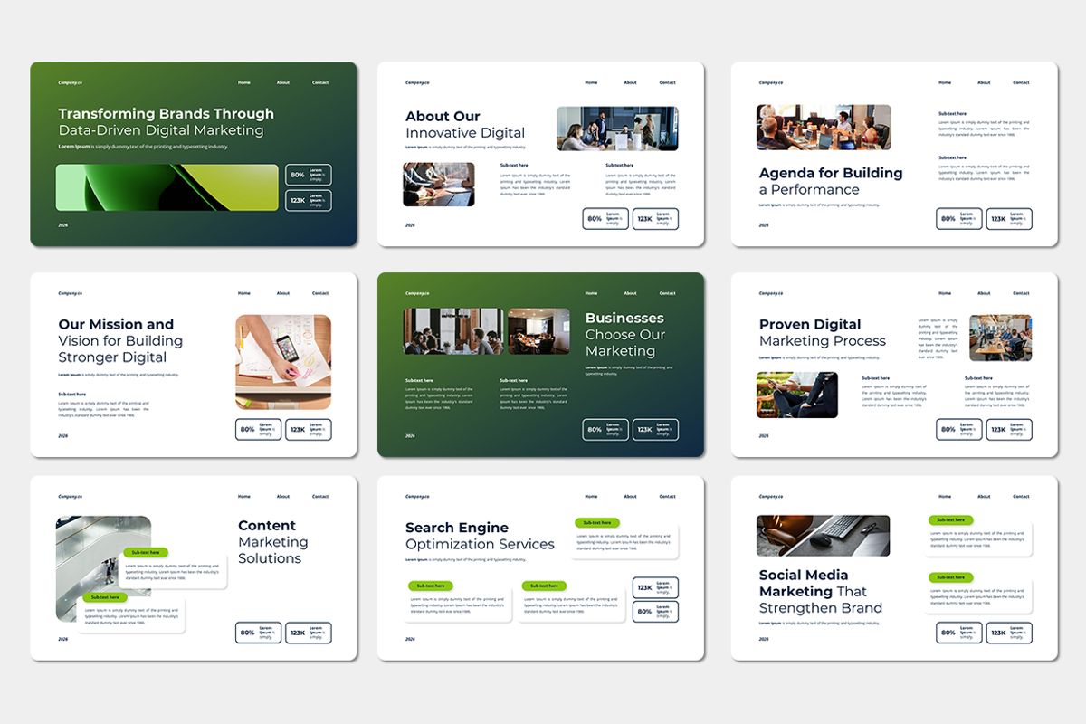 Transforming Brands - Google Slides, a Presentation Template by QR Design Studio (Photo 2 of 3)