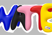 NIVEX V2. 3D OTF SVG Font Realistic., a Symbol Font by Luxfont (Thumbnail 3 of 13)