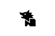 Wolf Head Graphic, a Branding & Logo Template by Vectorium Studio (Thumbnail 1 of 4)