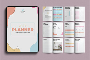 Planner Template, a Brochure Template by E-Type