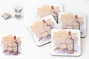 WHISKEY DESIGN SET - COLOR EDITION, an Object Graphic by AntonPix Studio (Thumbnail 4 of 4)