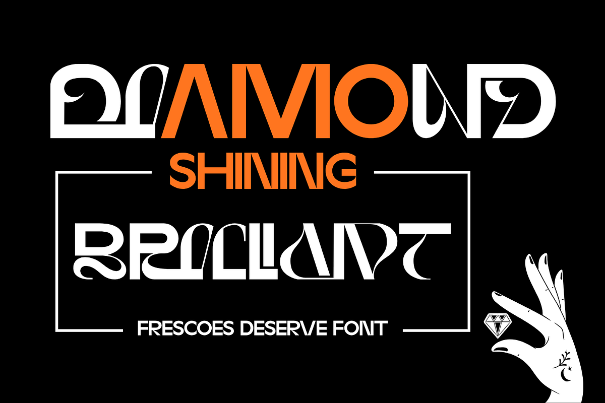 Frescoes Deserve - Geometric Font, a Sans Serif Font by 177Studio (Photo 2 of 8)